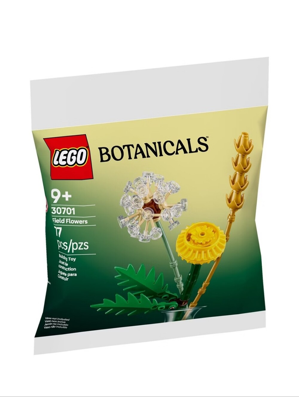 2 Complete Packs - LEGO Botanicals Field Flowers Building Kit 30701